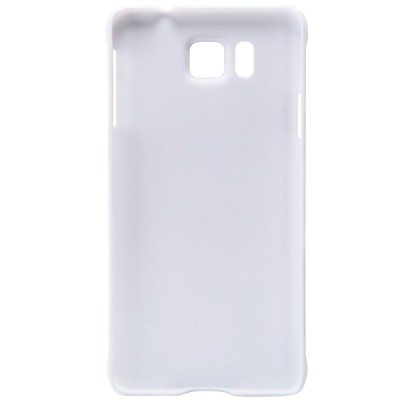 Nillkin Frosted Shield Samsung Galaxy Alpha baltas plastikinis dėklas + apsauginė ekrano plėvelė / Priedai.lt