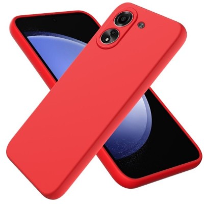 Xiaomi Redmi 13C (Poco C65) Shell kieto silikono (TPU) dėklas raudonas - nugarėlė | Priedai.lt