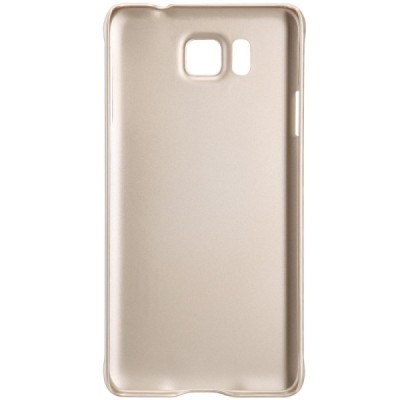Nillkin Frosted Shield Samsung Galaxy Alpha auksinis plastikinis dėklas + apsauginė ekrano plėvelė / Priedai.lt