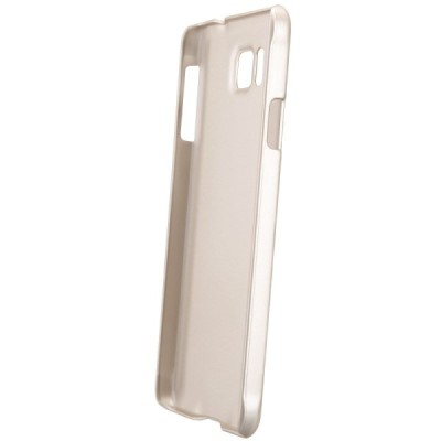 Nillkin Frosted Shield Samsung Galaxy Alpha auksinis plastikinis dėklas + apsauginė ekrano plėvelė / Priedai.lt