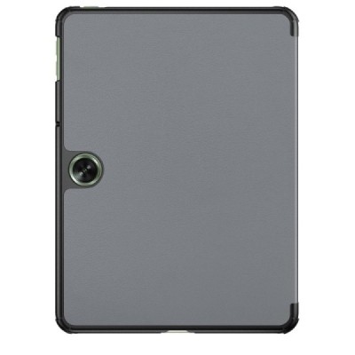 OnePlus Pad Go (Oppo Pad Air 2) atverčiamas pilkas odinis dėklas - knygutė | Priedai.lt