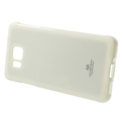 Samsung Galaxy Alpha G850 Mercury baltas kieto silikono tpu dėklas - nugarėlė / Priedai.lt
