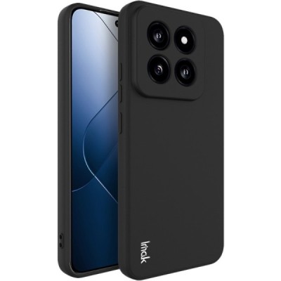 Xiaomi 14 Pro „Imak“ kieto silikono TPU juodas dėklas - nugarėlė | Priedai.lt