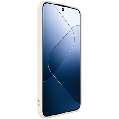 Xiaomi 14 Pro „Imak“ kieto silikono TPU smėlio spalvos dėklas - nugarėlė | Priedai.lt