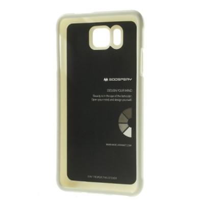 Samsung Galaxy Alpha G850 Mercury baltas kieto silikono tpu dėklas - nugarėlė / Priedai.lt