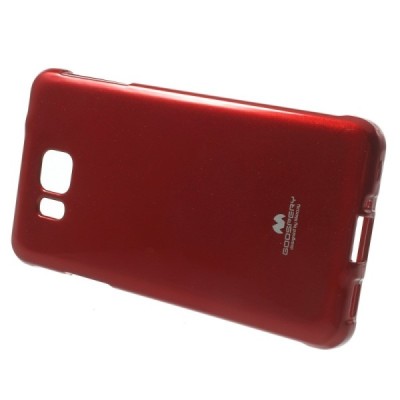 Samsung Galaxy Alpha G850 Mercury raudonas kieto silikono tpu dėklas - nugarėlė / Priedai.lt