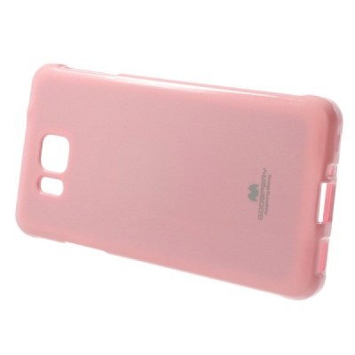 Samsung Galaxy Alpha G850 Mercury rožinis kieto silikono tpu dėklas - nugarėlė / Priedai.lt