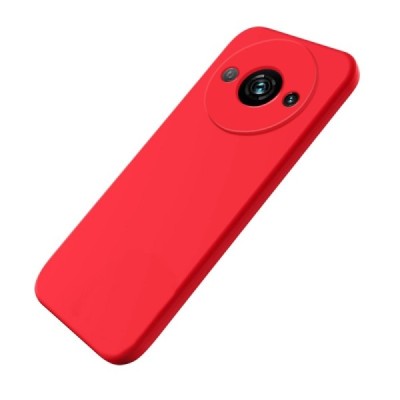 Xiaomi Redmi A3 (Poco C61) Shell kieto silikono (TPU) dėklas raudonas - nugarėlė | Priedai.lt