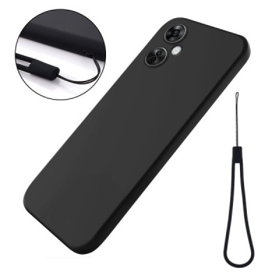 OnePlus Nord CE 3 Lite 5G Shell kieto silikono (TPU) dėklas juodas - nugarėlė | Priedai.lt