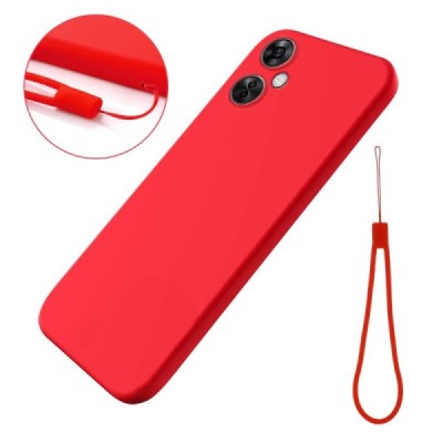 OnePlus Nord CE 3 Lite 5G Shell kieto silikono (TPU) dėklas raudonas - nugarėlė | Priedai.lt
