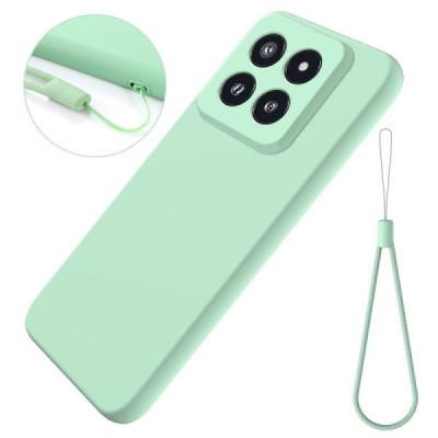 Xiaomi 14 Pro Shell kieto silikono (TPU) dėklas žalias - nugarėlė | Priedai.lt