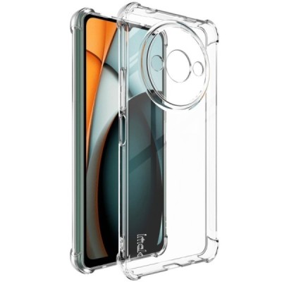 Xiaomi Redmi A3 (Poco C61) Imak sustiprintos apsaugos kieto silikono TPU skaidrus dėklas - nugarėlė | Priedai.lt