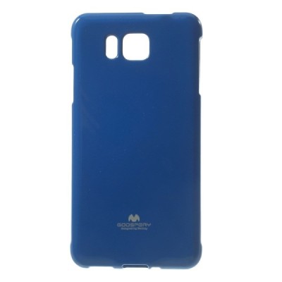 Samsung Galaxy Alpha G850 Mercury tamsiai mėlynas kieto silikono tpu dėklas - nugarėlė / Priedai.lt
