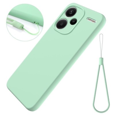 Xiaomi Redmi Note 13 Pro+ 5G Shell kieto silikono (TPU) dėklas žalias - nugarėlė | Priedai.lt