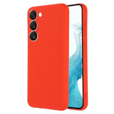 Samsung Galaxy S23 (SM-S911) Shell kieto silikono (TPU) dėklas raudonas - nugarėlė | Priedai.lt
