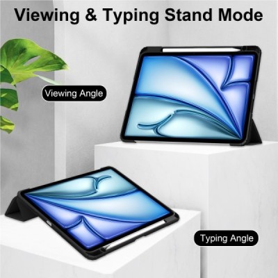 „Deluxe“ flip case - black (iPad Air 13 (2026) / Air 13 (2025) / Air 13 (2024))