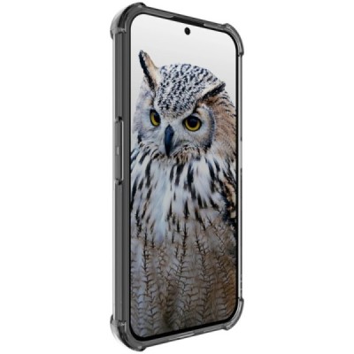 Nothing Phone 2a (2a Plus) Imak reinforced protection hard silicone TPU gray case - back | Priedai.lt