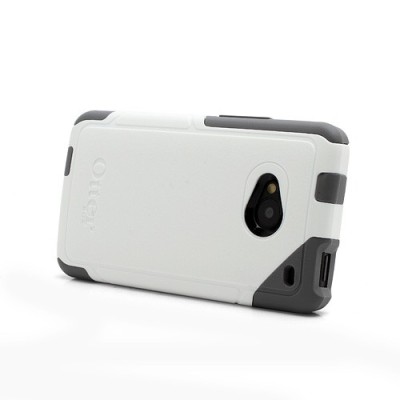 Sustiprintos apsaugos HTC One M7 baltas dėklas (Dėkliukas) / Priedai.lt