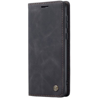 Samsung Galaxy A55 5G (SM-A556) CaseMe Retro Solid Flip Case Book - Black | Priedai.lt