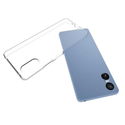 Sony Xperia 10 VI hard silicone (TPU) clear, transparent case - cover | Priedai.lt