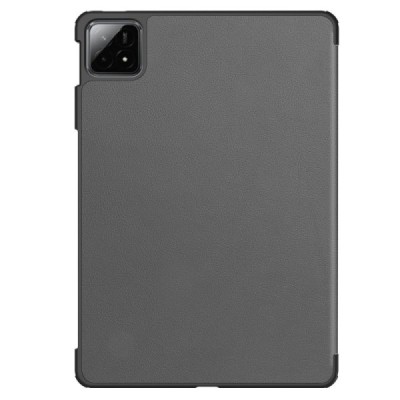 Xiaomi Pad 6S Pro flip-up gray leather case - book (foldable) | Priedai.lt
