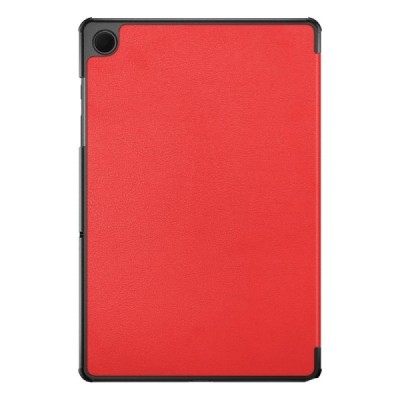 Samsung Galaxy Tab A11+ / A9+ Flip Book Case - red (foldable) | Priedai.lt