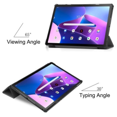 Lenovo Tab M10 Plus 10.6" Gen 3 Flip Book Case - gray (foldable) | Priedai.lt
