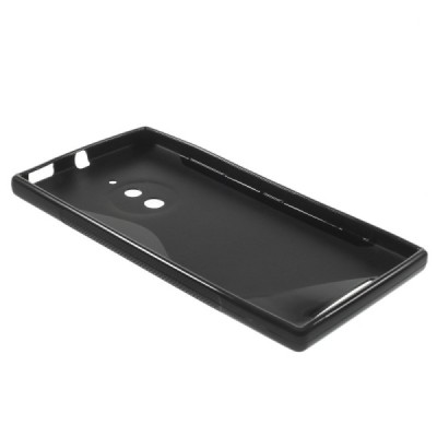 Nokia Lumia 830 kieto silikono TPU juodas dėklas - nugarėlė / Priedai.lt