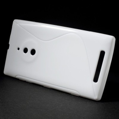 Nokia Lumia 830 kieto silikono TPU baltas dėklas - nugarėlė / Priedai.lt