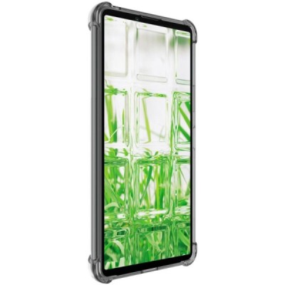 Sony Xperia 10 VI Imak reinforced protection hard silicone TPU gray case - back | Priedai.lt