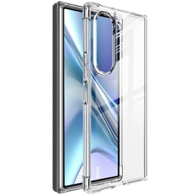 Samsung Galaxy Fold6 5G (SM-F956B) Imak reinforced protection hard silicone TPU transparent case - back | Priedai.lt