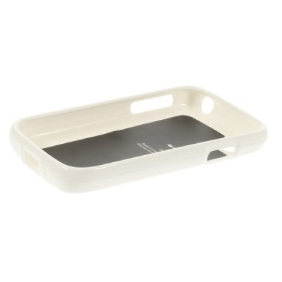 LG L40 D160 Mercury baltas kieto silikono tpu dėklas - nugarėlė / Priedai.lt