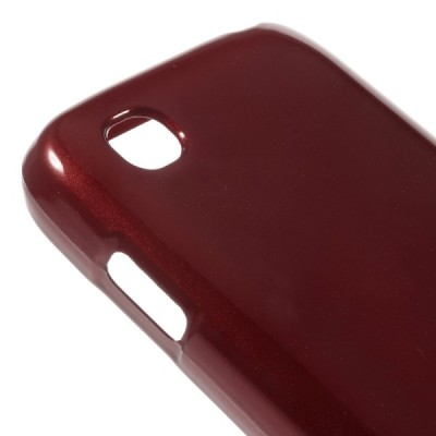 LG L40 D160 Mercury raudonas kieto silikono tpu dėklas - nugarėlė / Priedai.lt