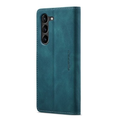 Samsung Galaxy S23 (SM-S911) CaseMe Retro Solid Flip Case Book - Green | Priedai.lt