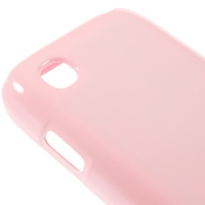LG L40 D160 Mercury rožinis kieto silikono tpu dėklas - nugarėlė / Priedai.lt