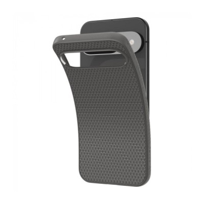 „Spigen“ Liquid Air Google Pixel 9 (Pixel 9 Pro) black hard silicone case | Priedai.lt