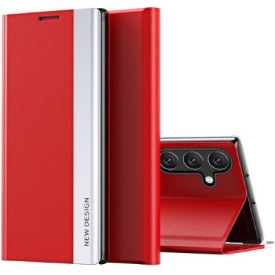Samsung Galaxy A55 5G (SM-A556) View Line red flip case - booklet | Priedai.lt