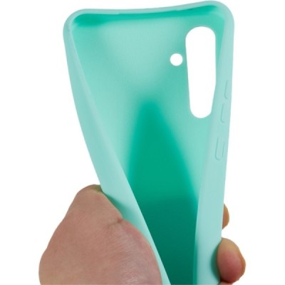 Samsung Galaxy A55 5G (SM-A556) Strap hard silicone TPU mint case - back | Priedai.lt