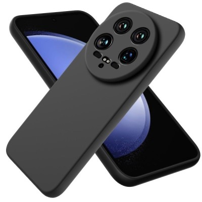 Xiaomi 14 Ultra Shell hard liquid silicone (TPU) case black - cover | Priedai.lt