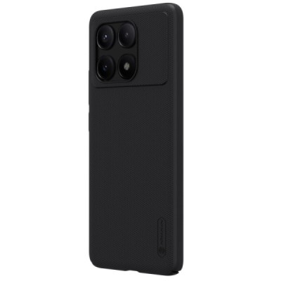 Nillkin Frosted Shield Xiaomi Poco X6 Pro 5G (Redmi K70E) black plastic case | Priedai.lt