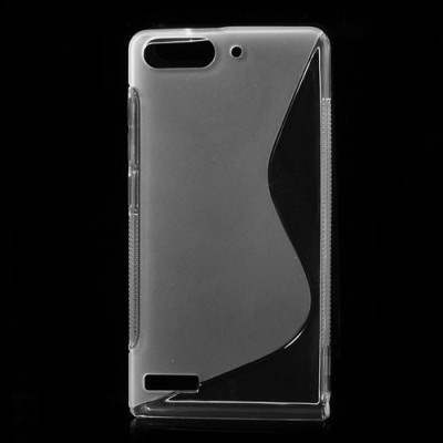 Huawei Ascend G6 skaidrus (permatomas) kieto silikono TPU dėklas - nugarėlė / Priedai.lt