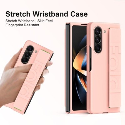 Samsung Galaxy Fold6 5G (SM-F956B) Foldable pink plastic case - back | Priedai.lt