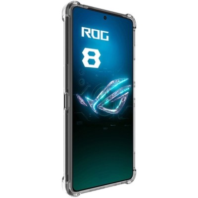 Asus Rog Phone 8 (8 Pro) Imak reinforced protection hard silicone TPU transparent case - back | Priedai.lt