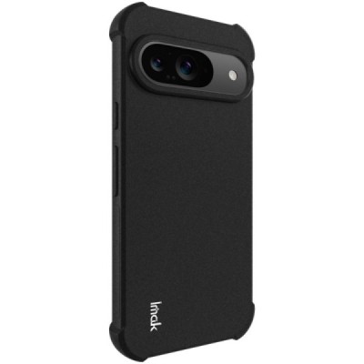 Google Pixel 9 (9 Pro) Imak reinforced protection hard silicone TPU black case - back | Priedai.lt