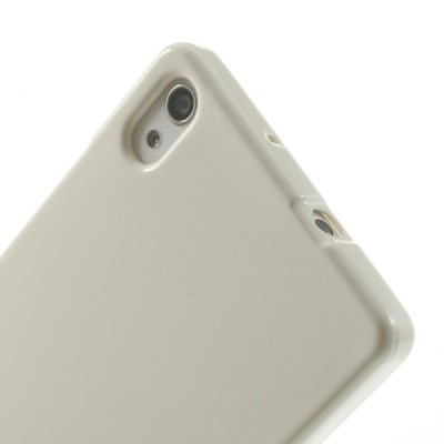 Huawei Ascend P7 Mercury baltas kieto silikono TPU dėklas - nugarėlė / Priedai.lt