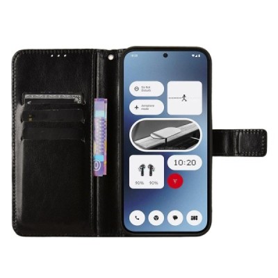 Nothing Phone 2a (2a Plus) Flip Book Case - Black | Priedai.lt