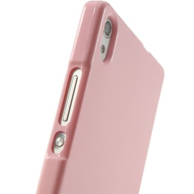 Huawei Ascend P7 Mercury rožinis kieto silikono TPU dėklas - nugarėlė / Priedai.lt