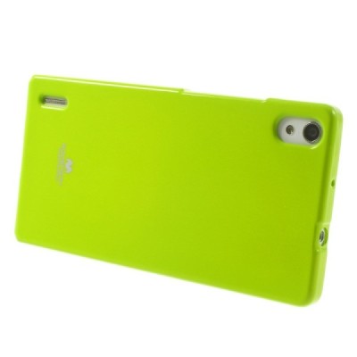Huawei Ascend P7 Mercury žalias kieto silikono TPU dėklas - nugarėlė / Priedai.lt
