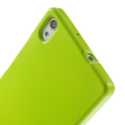 Huawei Ascend P7 Mercury žalias kieto silikono TPU dėklas - nugarėlė / Priedai.lt