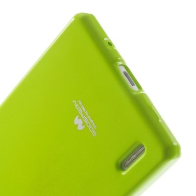Huawei Ascend P7 Mercury žalias kieto silikono TPU dėklas - nugarėlė / Priedai.lt